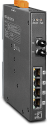 NSM-205PFx-24V: a series of Ethernet switches in a metal case