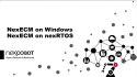 NexECM and NexRTOS: A Real-Time Control Foundation for Open Robots and Industrial Machines