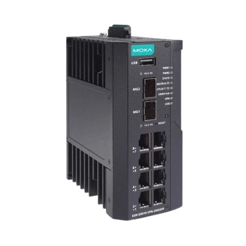 Moxa Industrial Cybersecurity — EDR-G9010 & EDF-G1002-BP