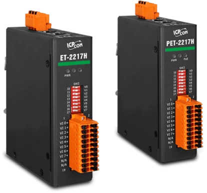 ET-2217H / PET-2217H: 8 kHz analog input module for real-time applications