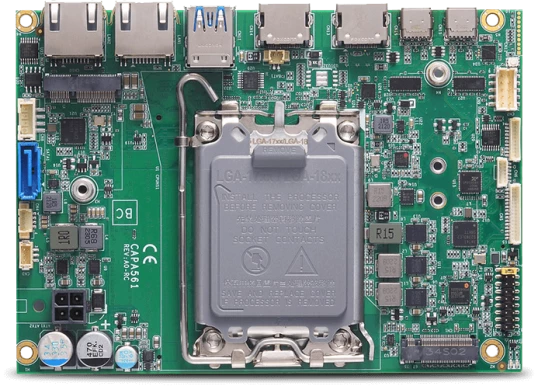 LGA1700 socket in 3.5-inch format: a review of Axiomtek's new CAPA561 embedded mainboard