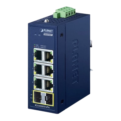 PLANET Presents New DIN-Rail Managed Switche IGS-820TF-PN