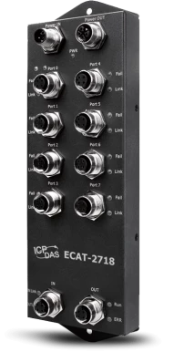 New model from ICP DAS: EtherCAT – IO-Link input/output module ECAT-2718