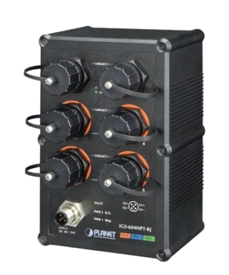 New DIN-Rail Managed Switche IGS-604HPT-RJ by PLANET
