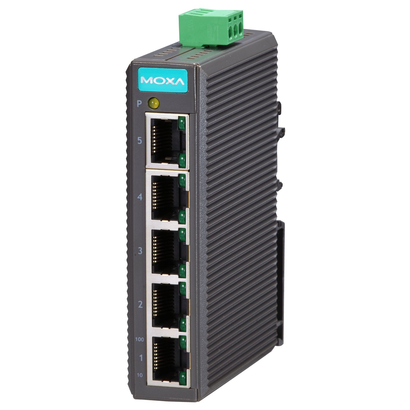 DIN-Rail Mounted Unmanaged Switches EDS-205 by MOXA