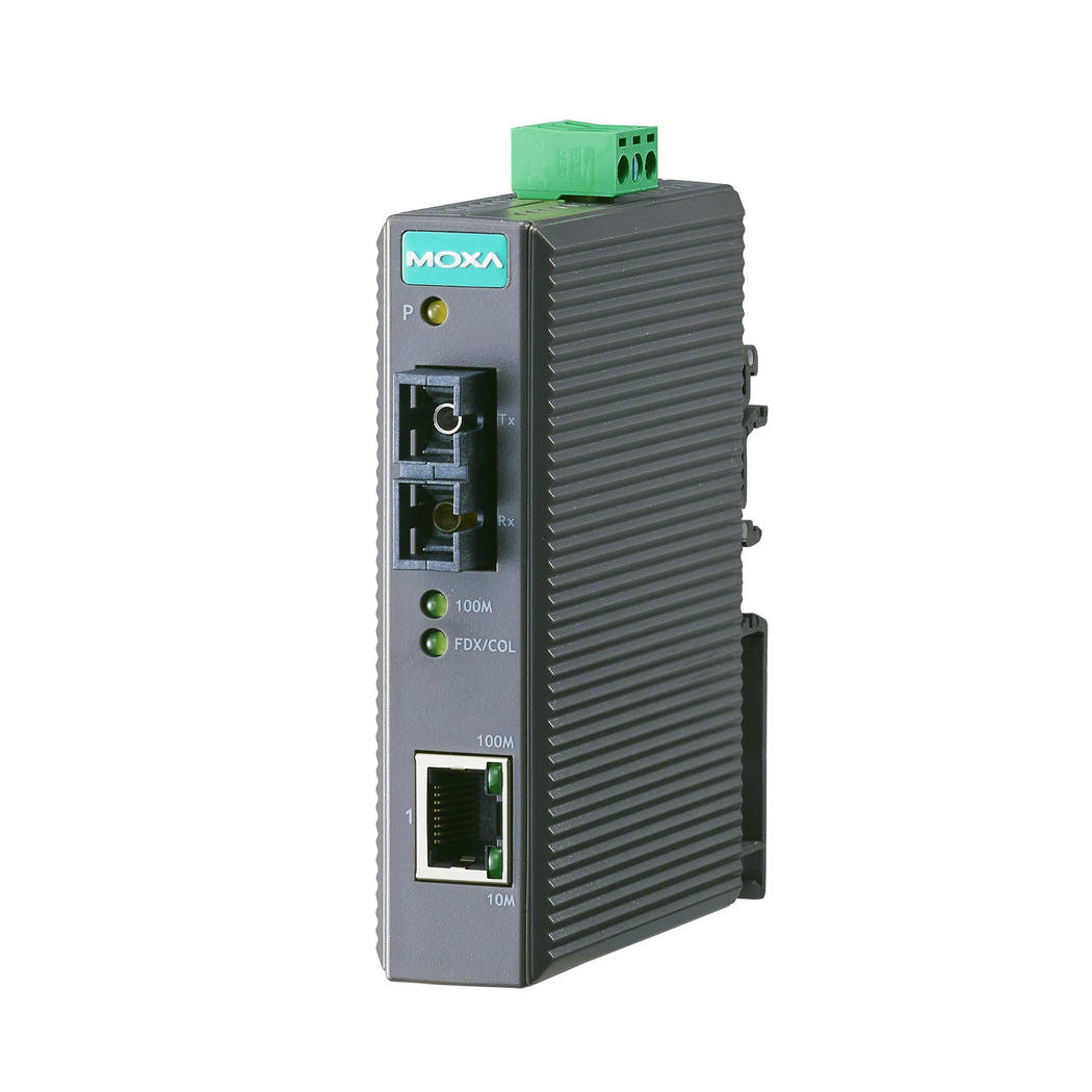 Ethernet Converter to Optical Fiber IMC-21-M-ST by MOXA
